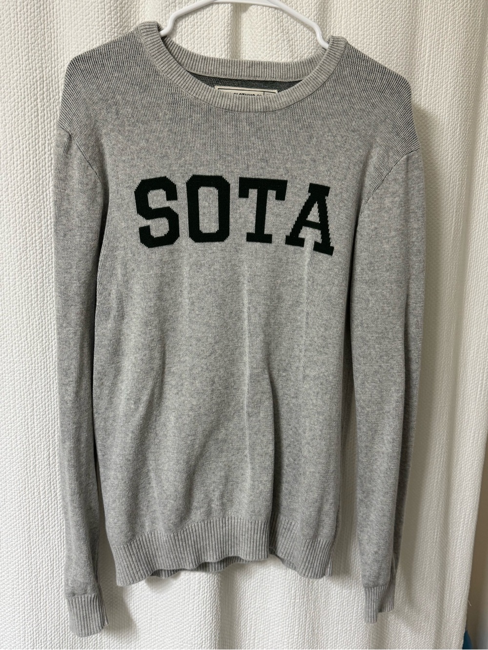 SOTA Grey Crewneck Sweater - womens Casual Pullover